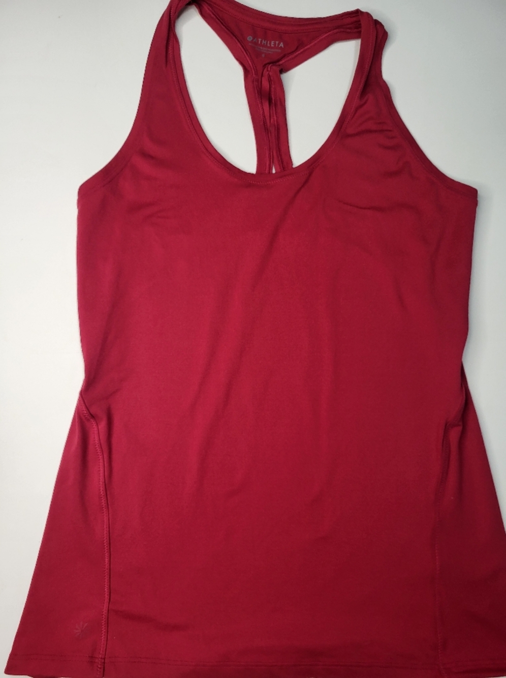 Athleta Deep Red  Racerback Tank Top